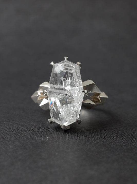 Quartz in Quartz CRYSTALLIZE Ring - 4 / cut by CANNA