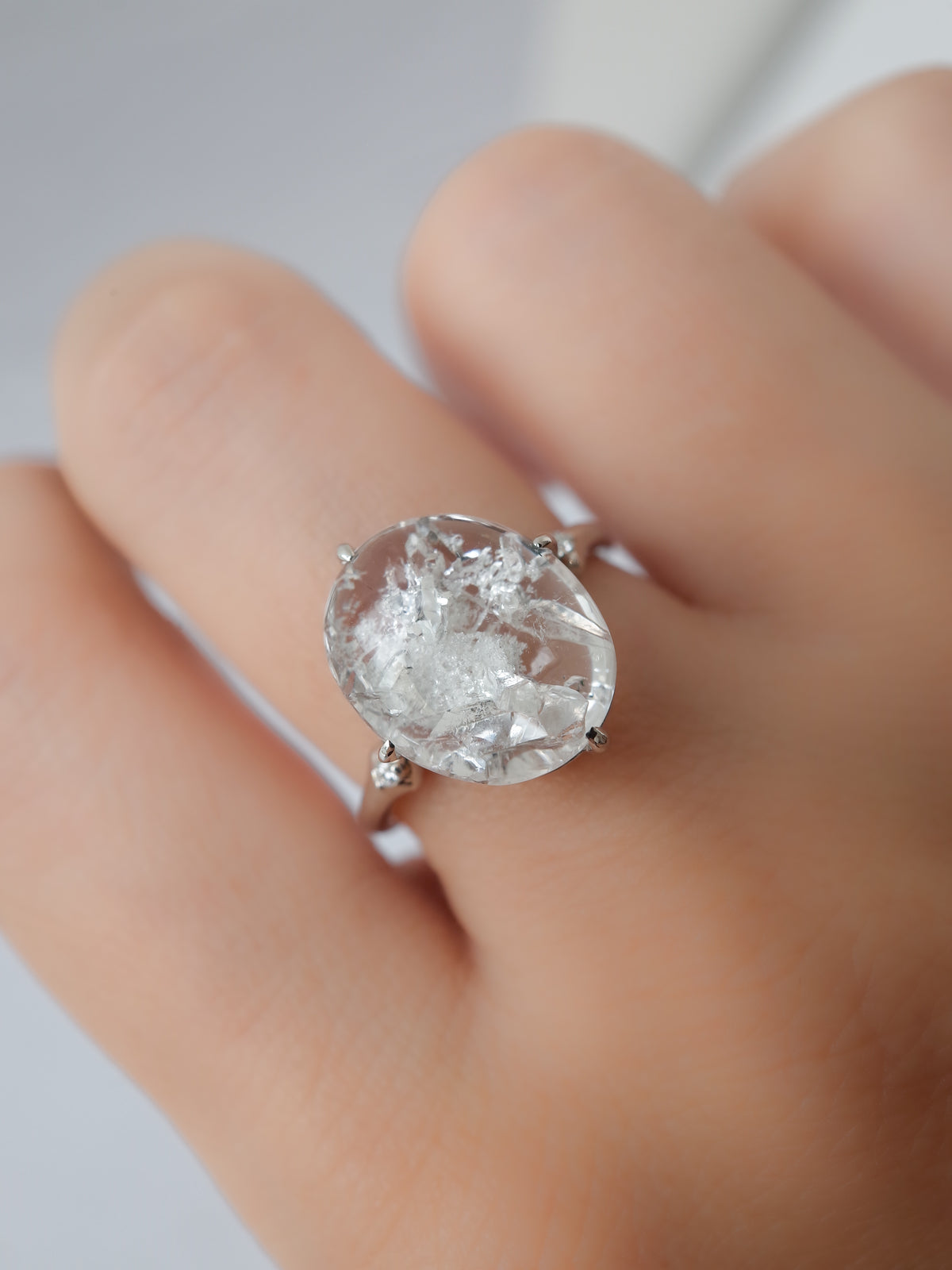 Quartz in Quartz Ring - 1