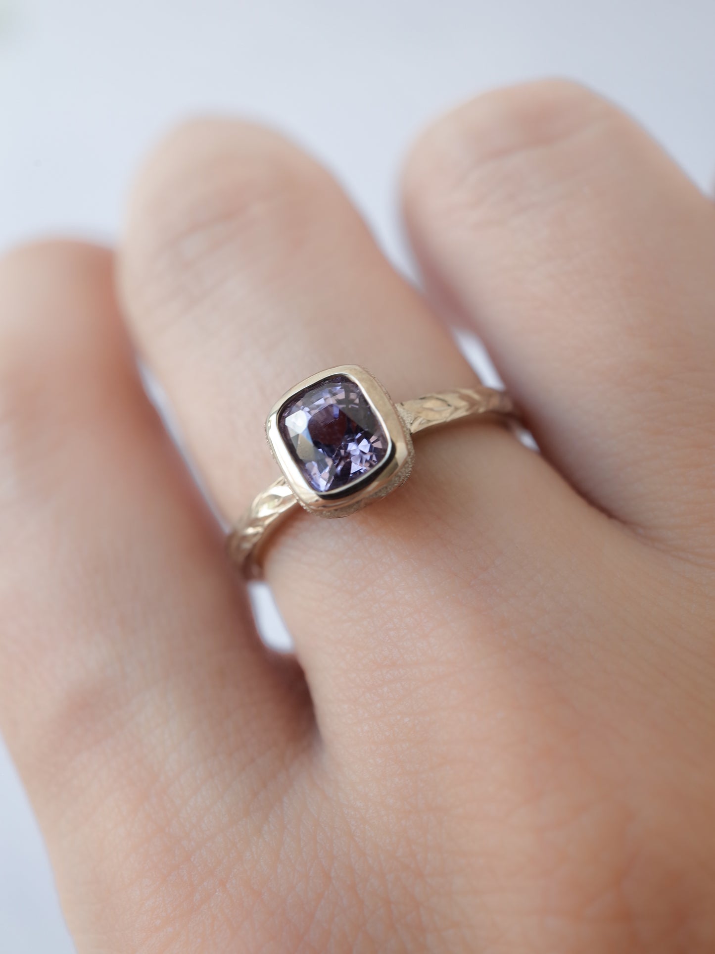 Purple Spinel Hawaiian Ring