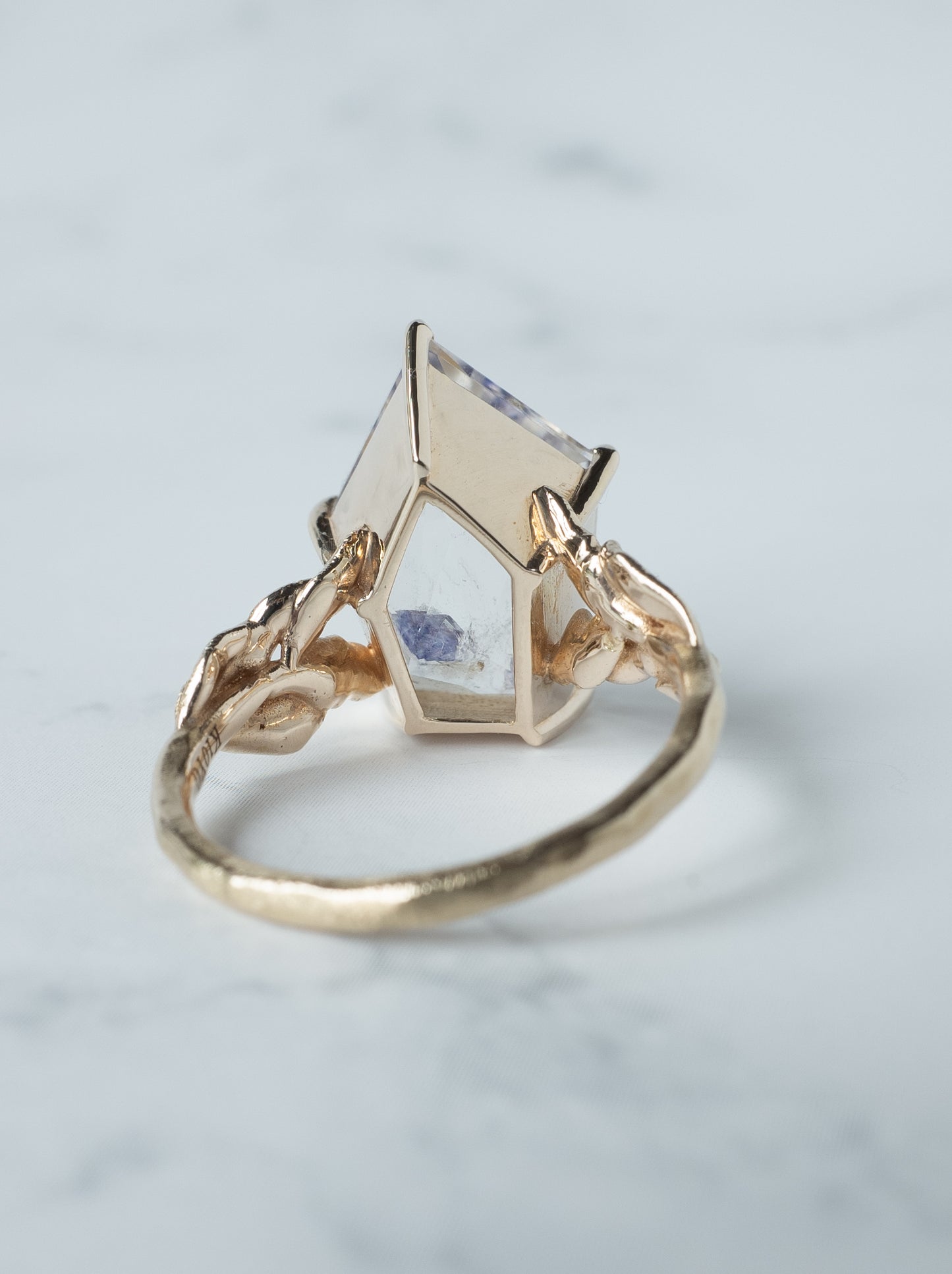 Fluorite in Quartz Ring / cut by CANNA - f1