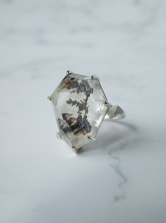 Dendritic Quartz Ring / cut by CANNA
