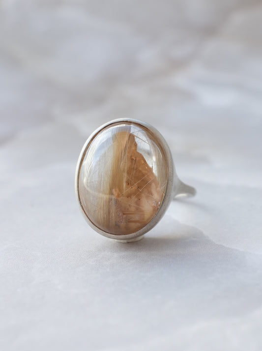Maica in Rutilated Quartz Ring