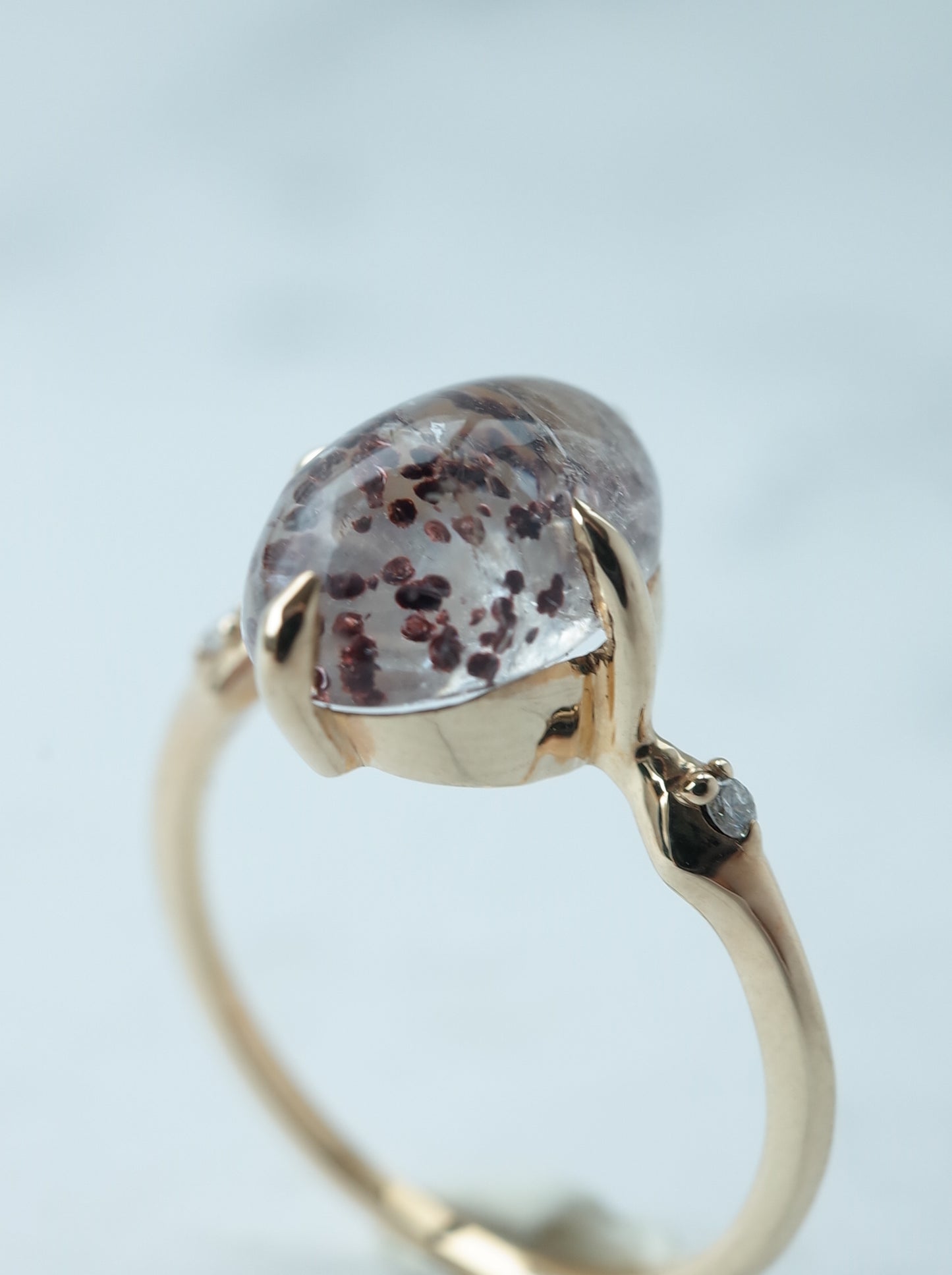 Hematite in Quartz Ring - 3