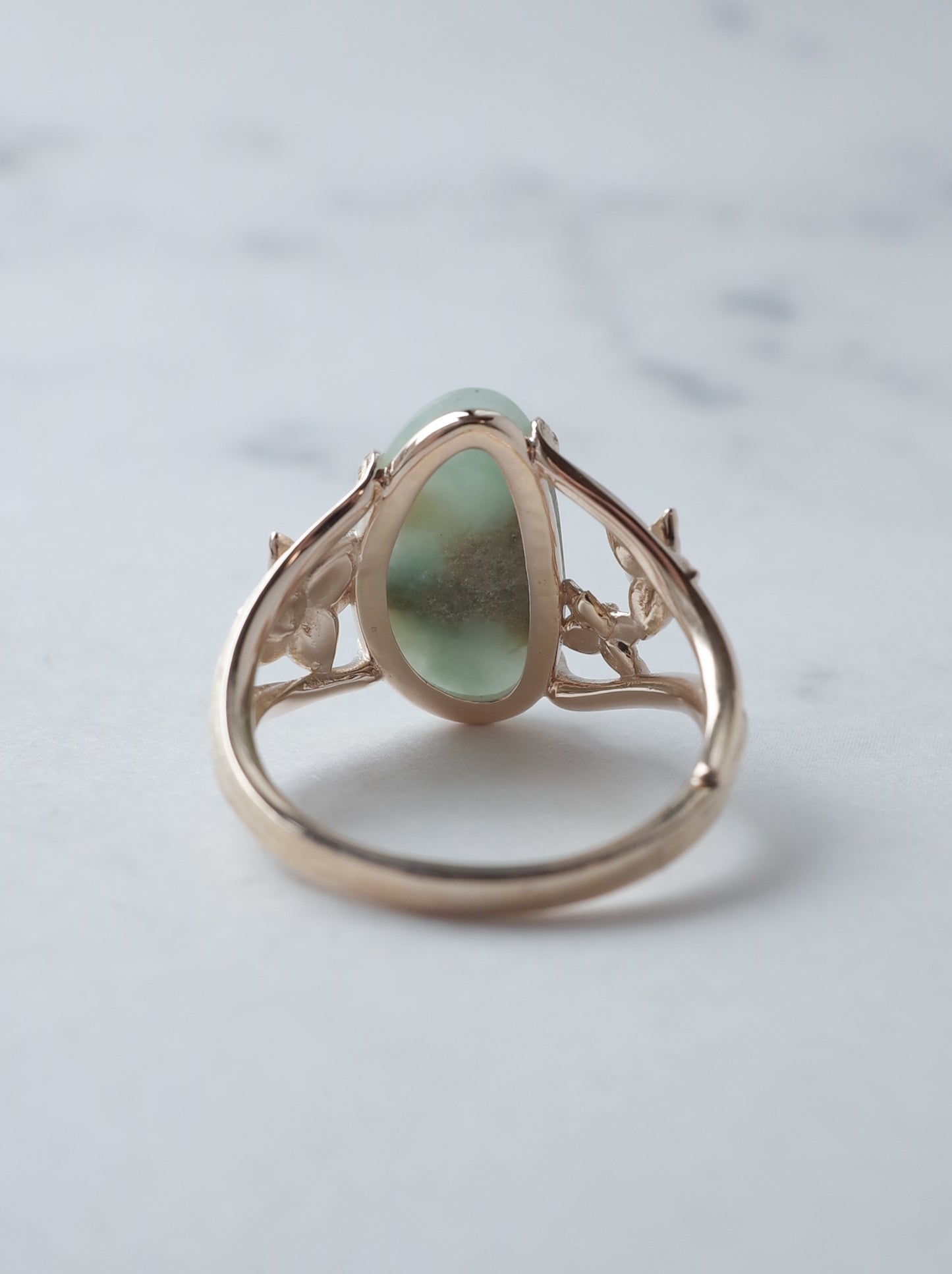 ITOIGAWA Jadeite  DAFFODIL Ring