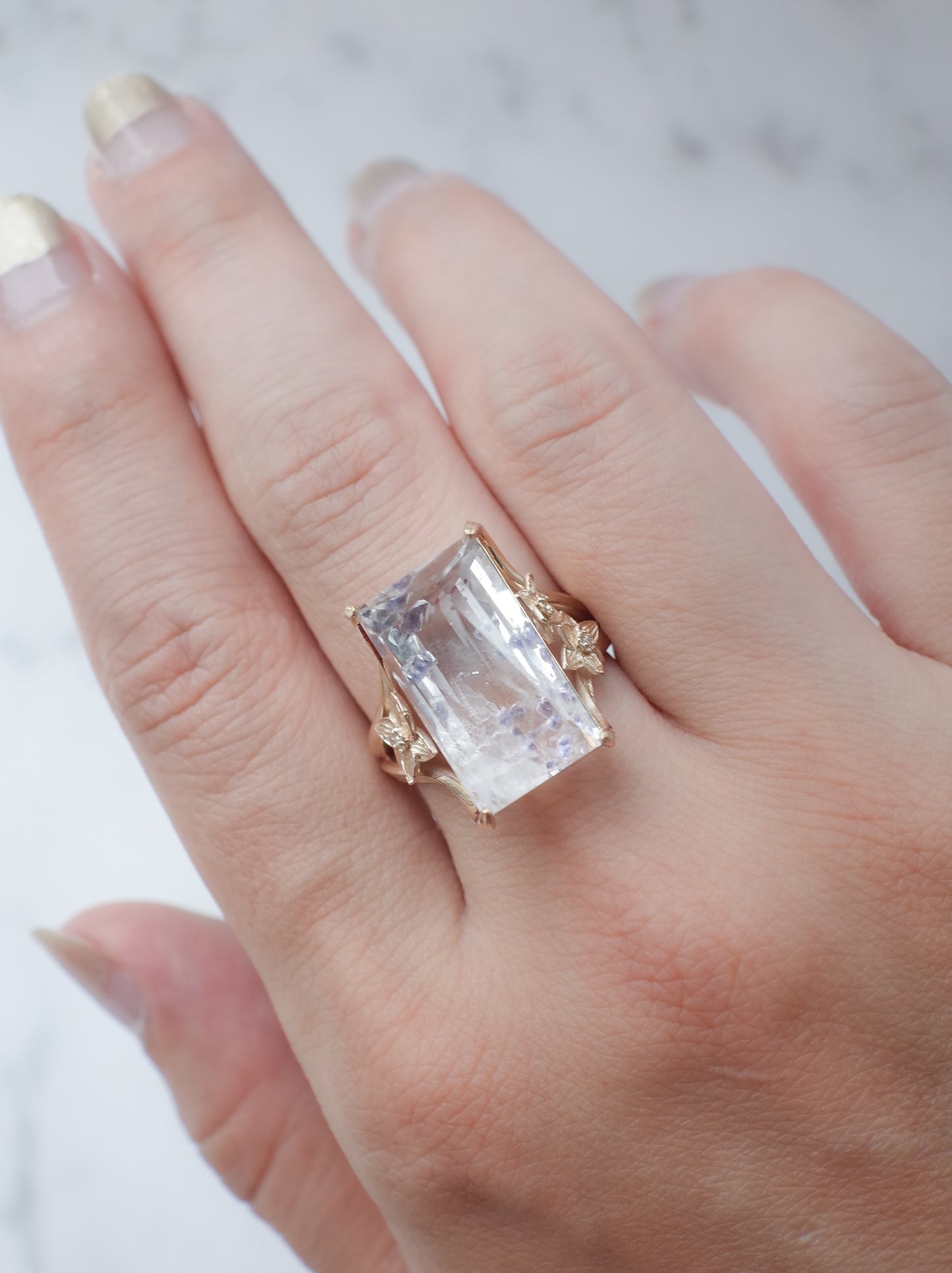 Fluorite in Quartz / cut by CANNA - d1