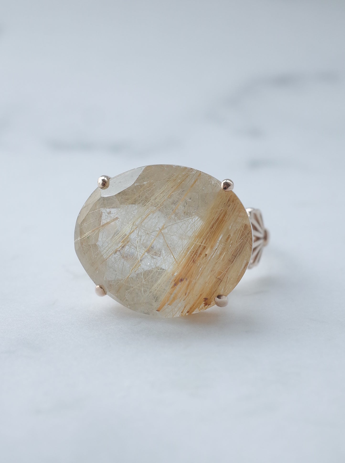 Rutilated Quartz Ring cut by CANNA - s2