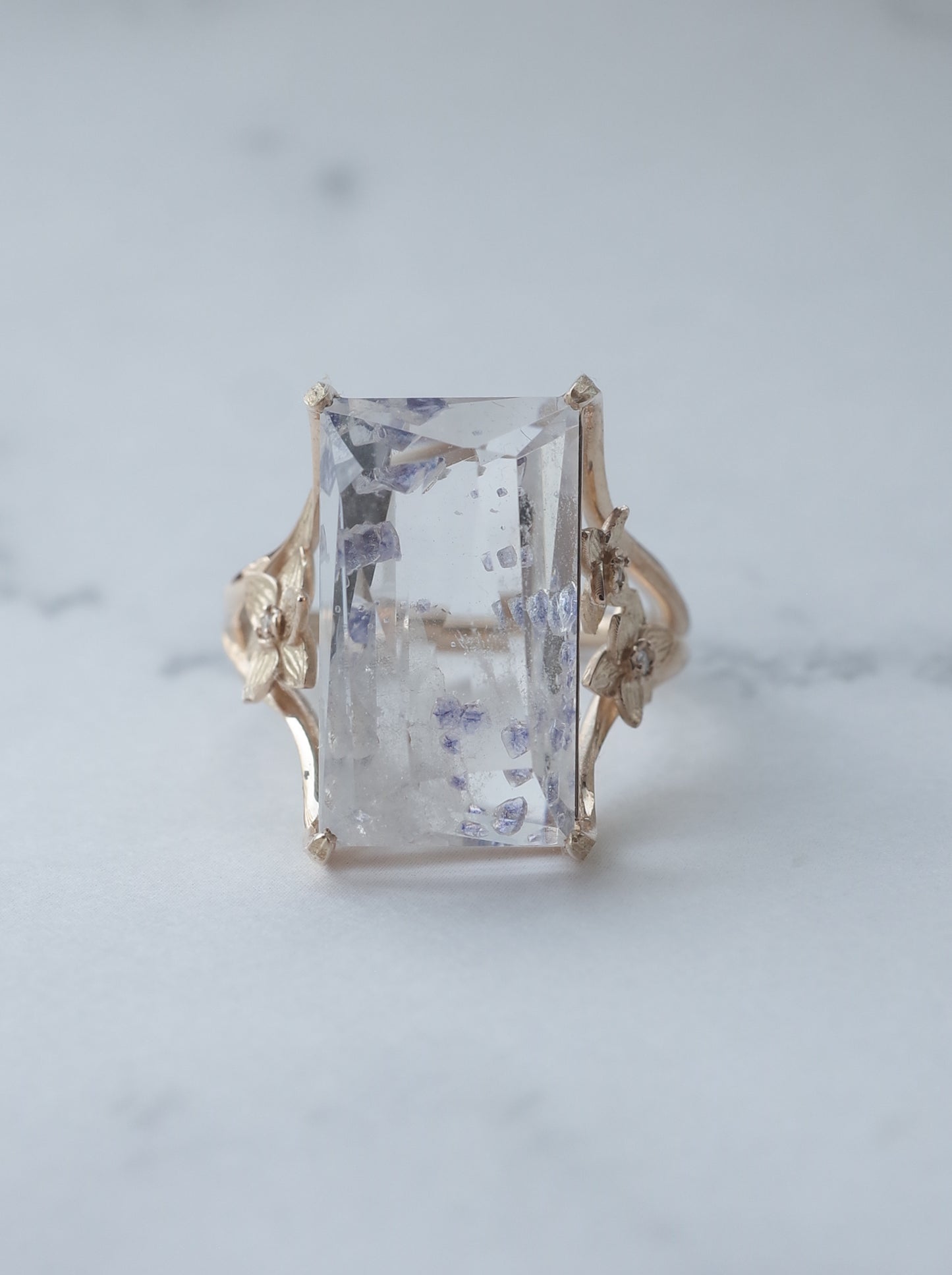 Fluorite in Quartz / cut by CANNA - d1