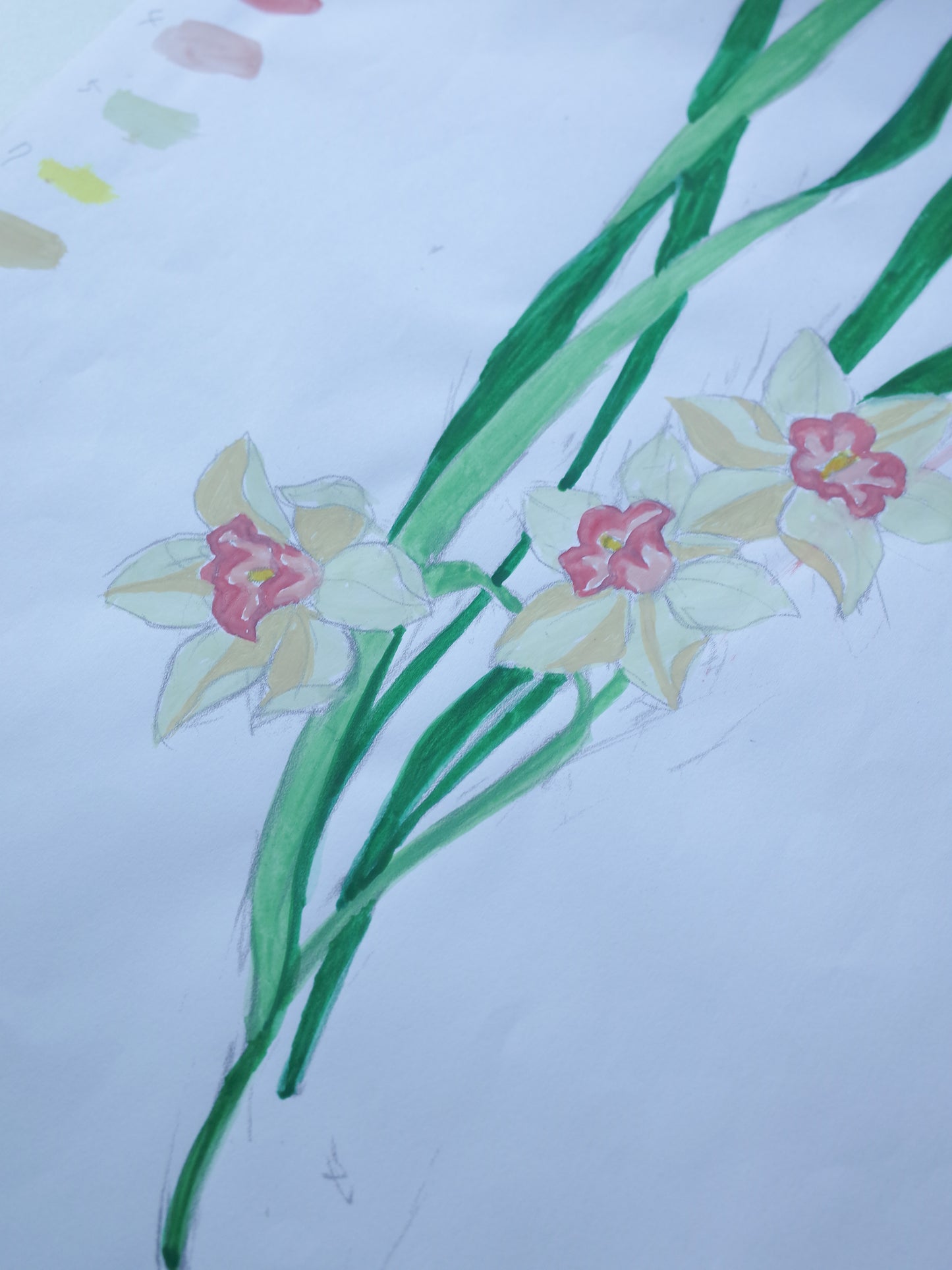 DAFFODIL stud earrings  Single - L