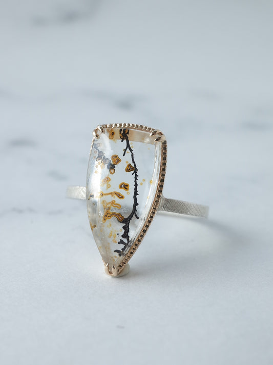 Dendritic Quartz Ring - 1
