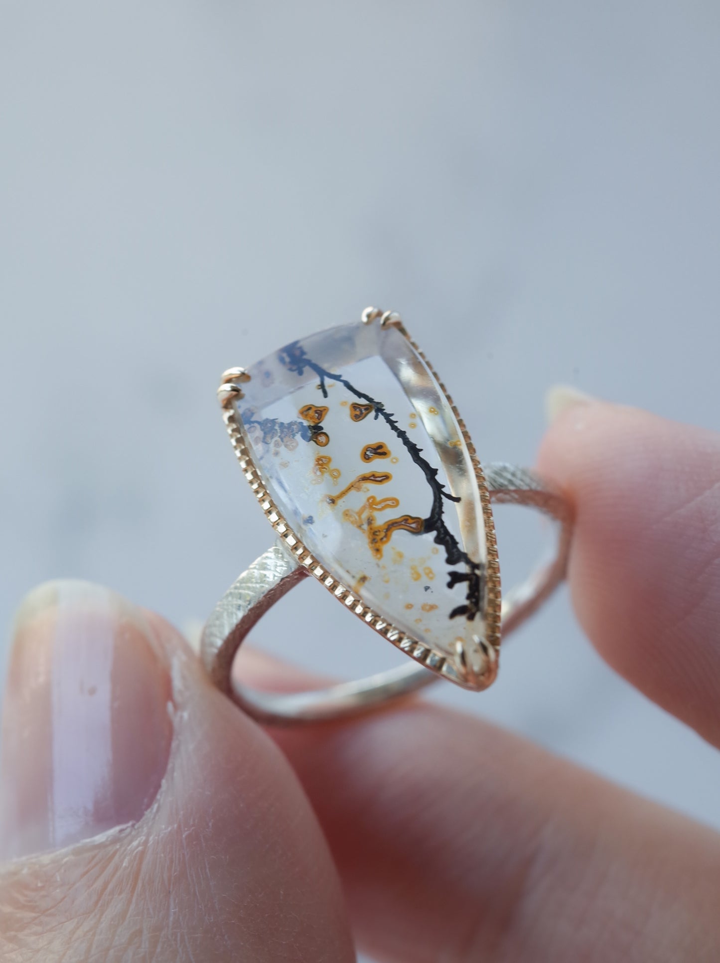 Dendritic Quartz Ring - 1