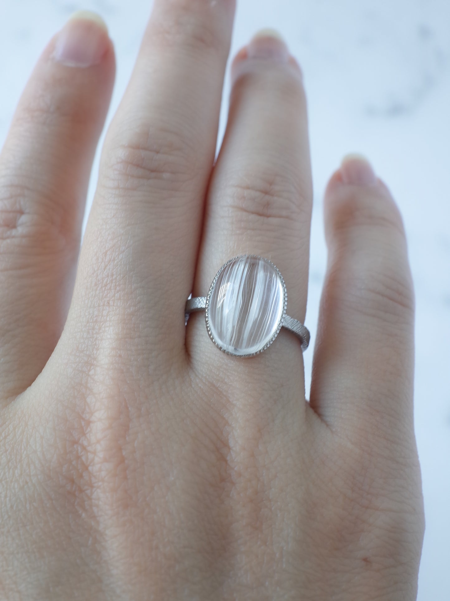 Cat's Eye Topaz Ring - 2