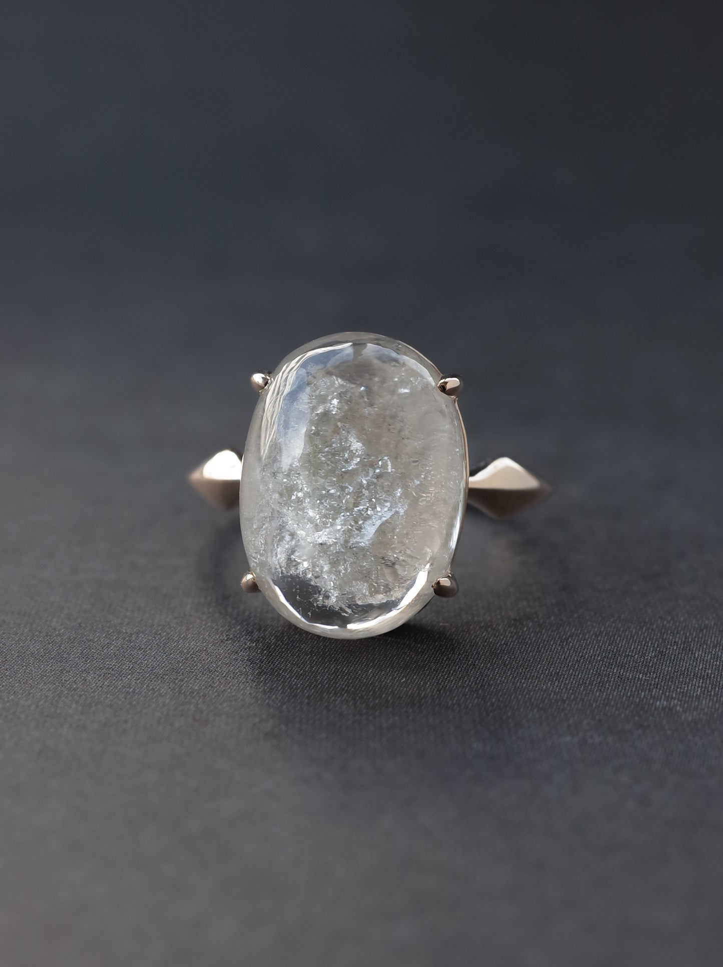 White Garden Quartz Ring - 7