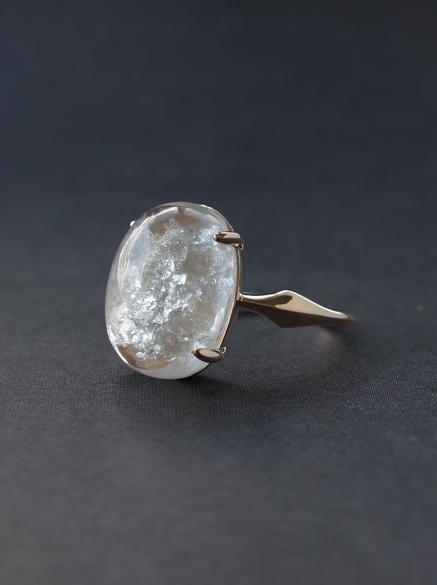 White Garden Quartz Ring - 7