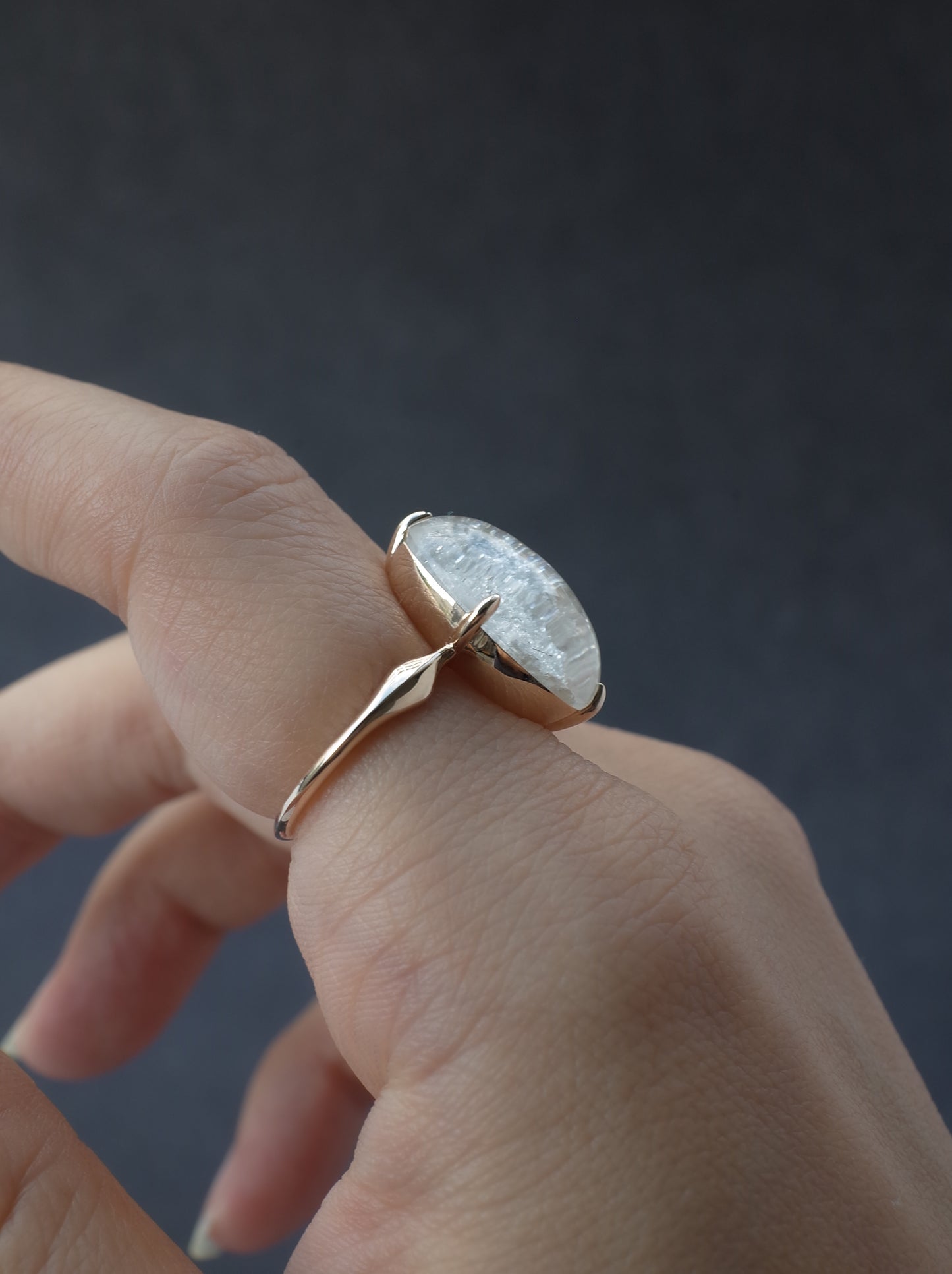 White Garden Quartz Ring - 6