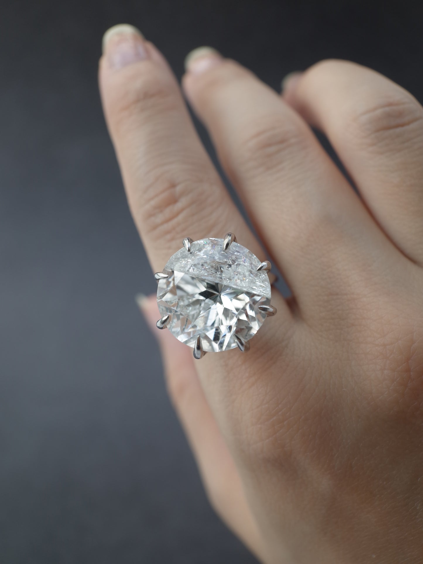 Crash Quartz Ring   / cut by CANNA - 2