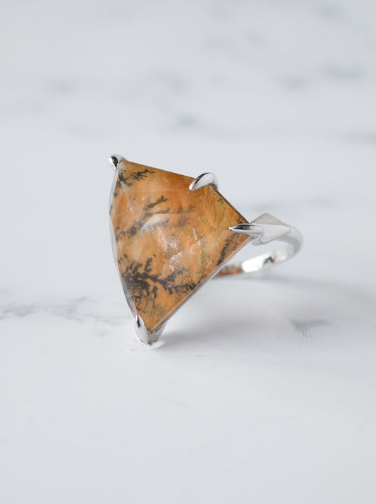 Dendritic Quartz Ring / cut by CANNA -d2