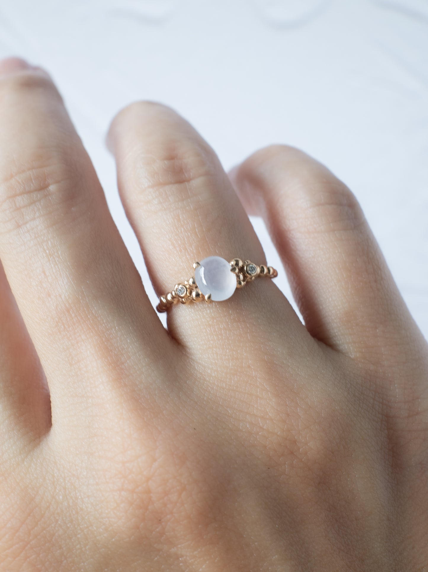 Jadeite Bubble Ring - 1