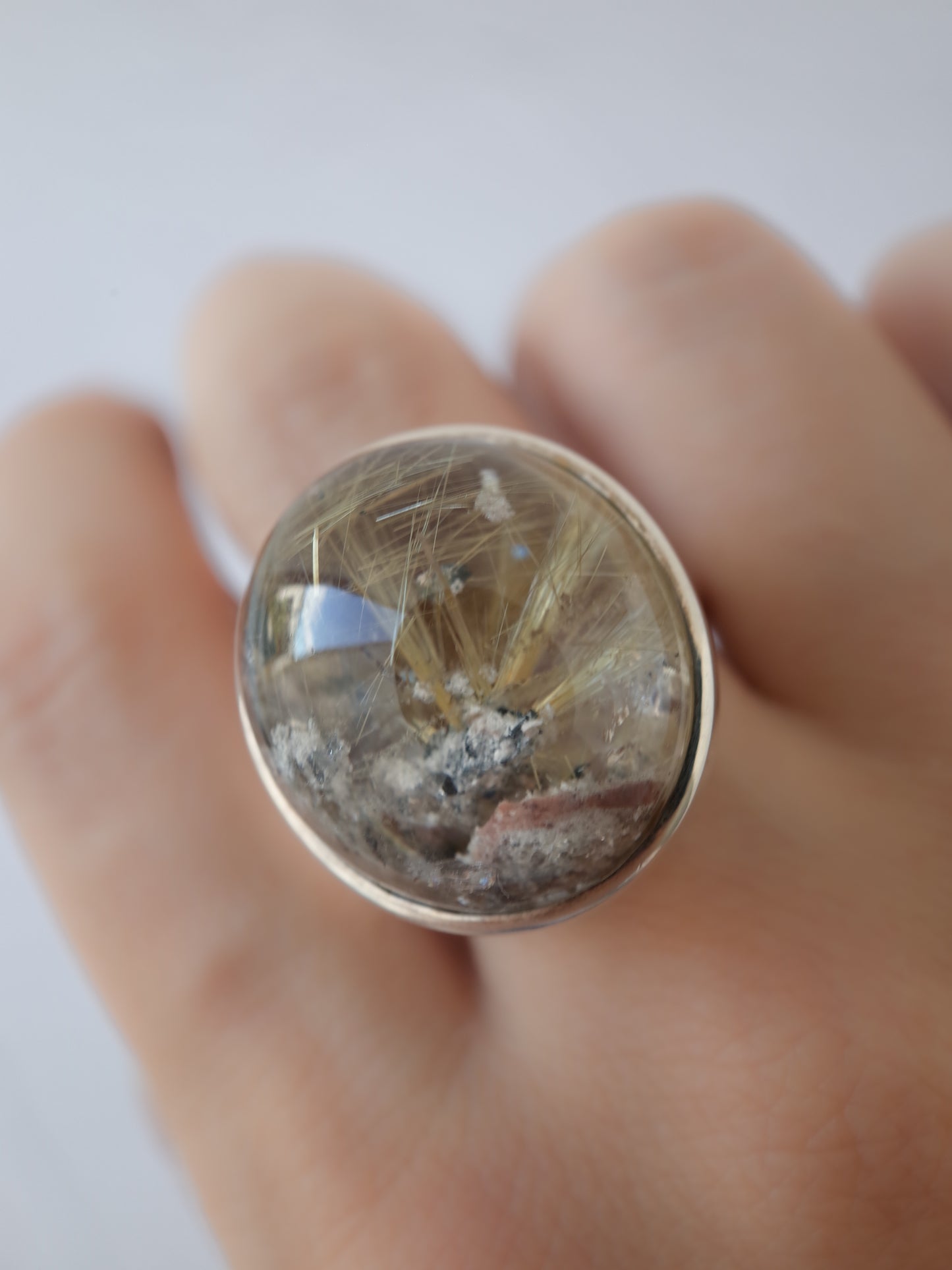 Garden Rutilated Quartz Ring - 4