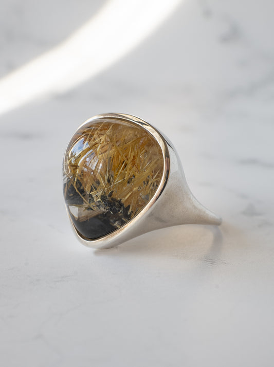 Rutilated Quartz Ring - 6