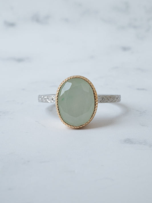 ITOIGAWA Jadeite Hawaiian Ring / Green-5