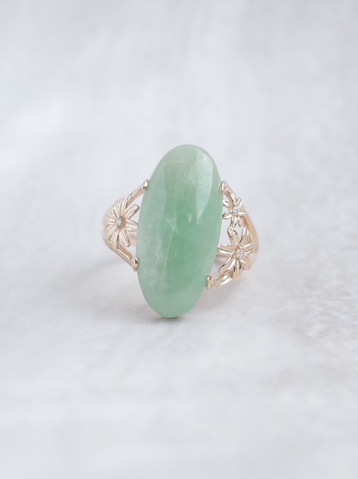 ITOIGAWA Jadeite Tiare Ring / Green