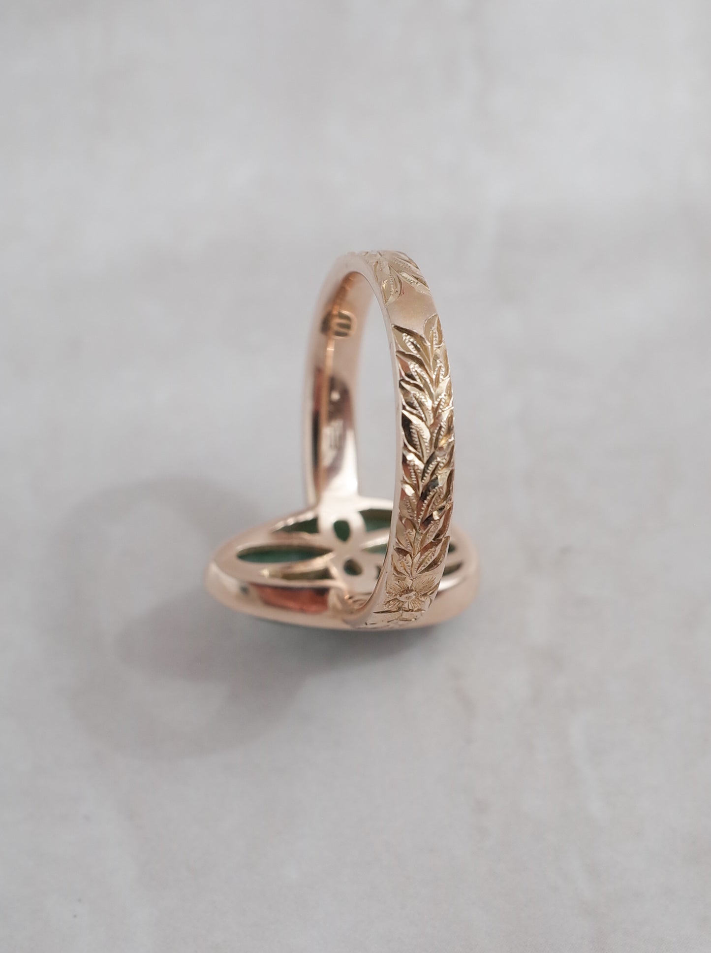 ITOIGAWA Jadeite Hawaiian Ring / Green - 6