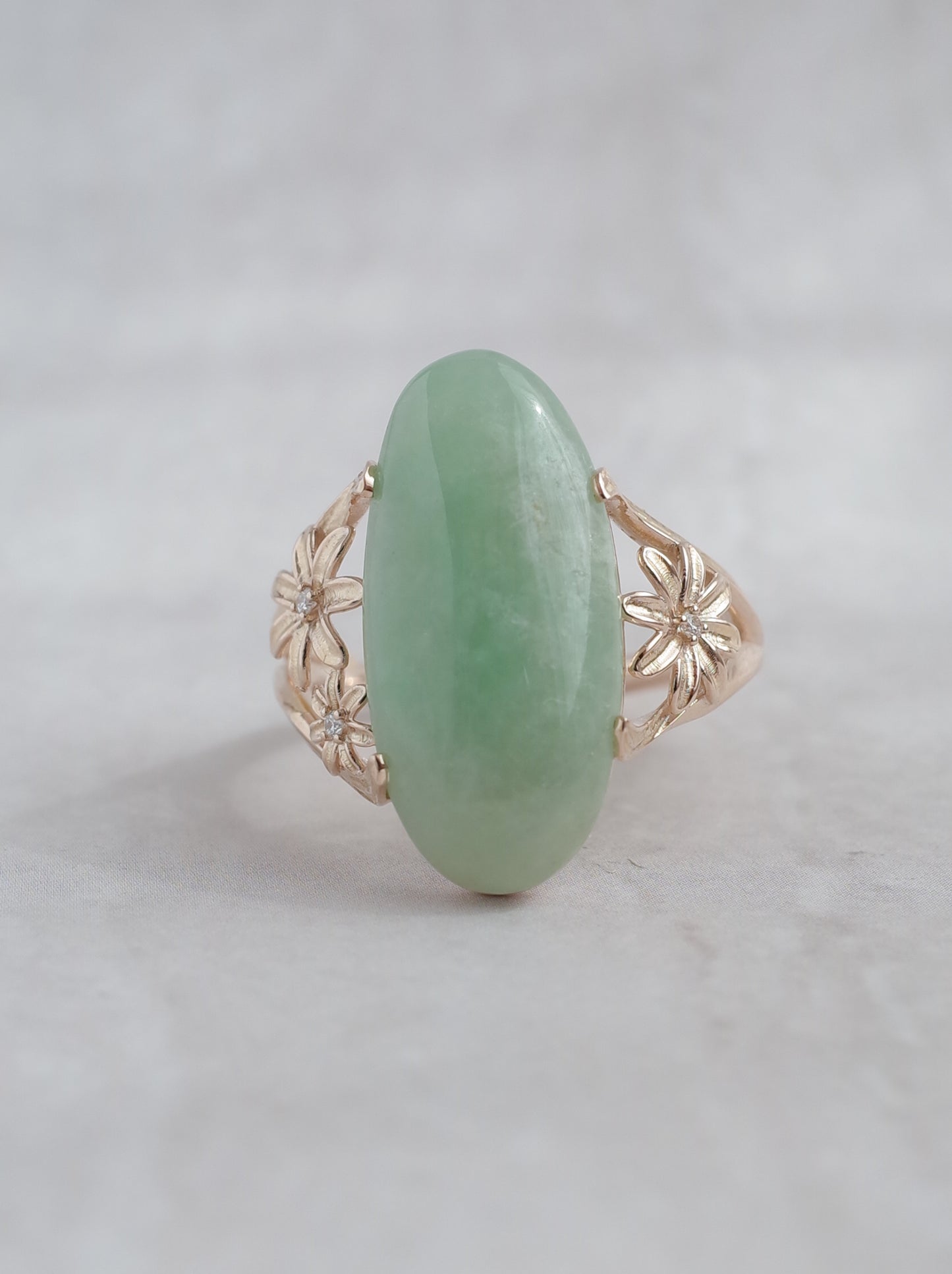 ITOIGAWA Jadeite Tiare Ring / Green