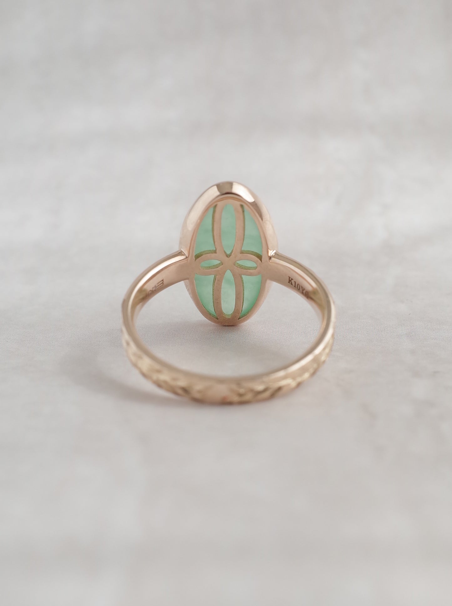 ITOIGAWA Jadeite Hawaiian Ring / Green-1