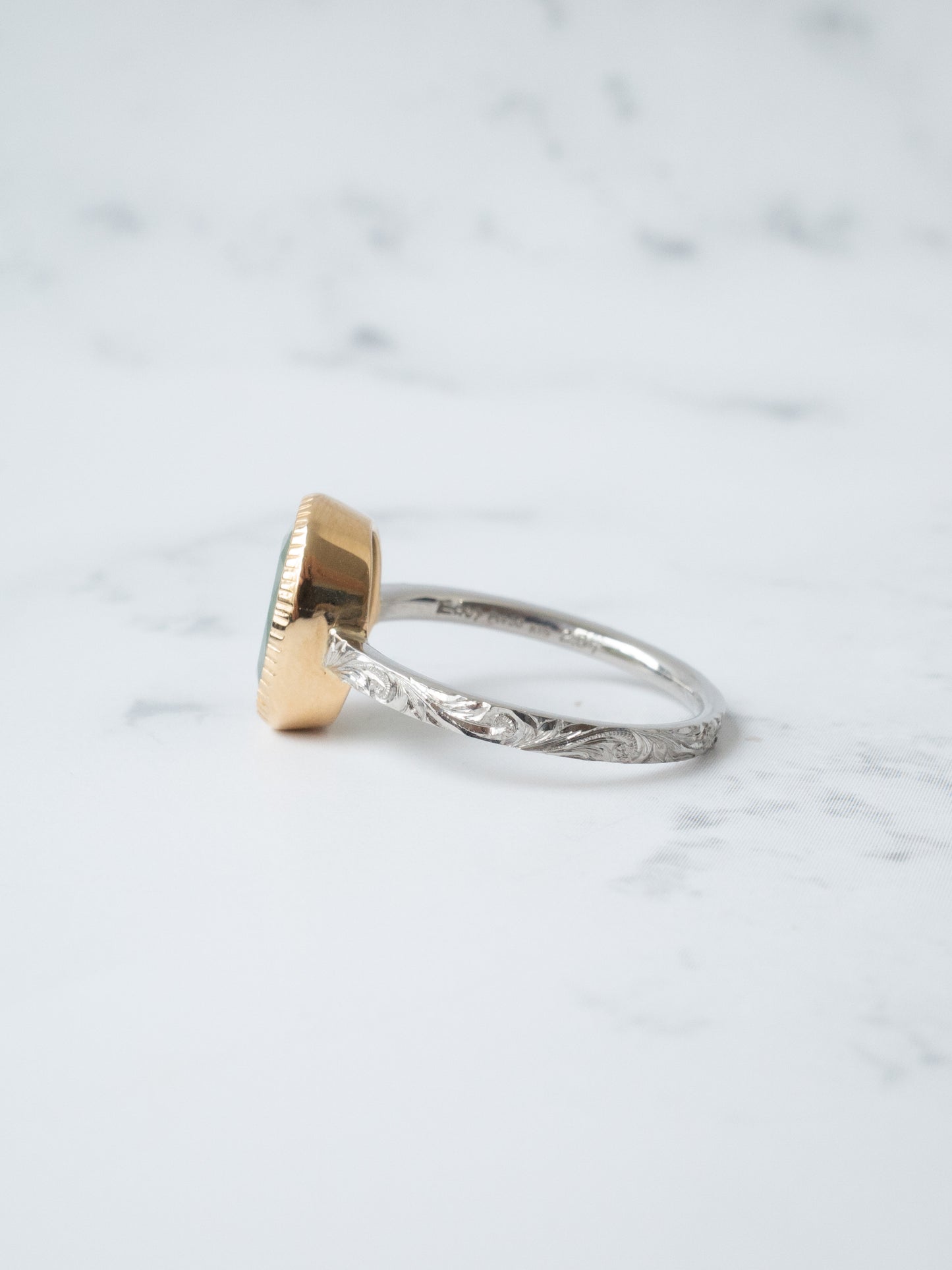 ITOIGAWA Jadeite Hawaiian Ring / Green-5