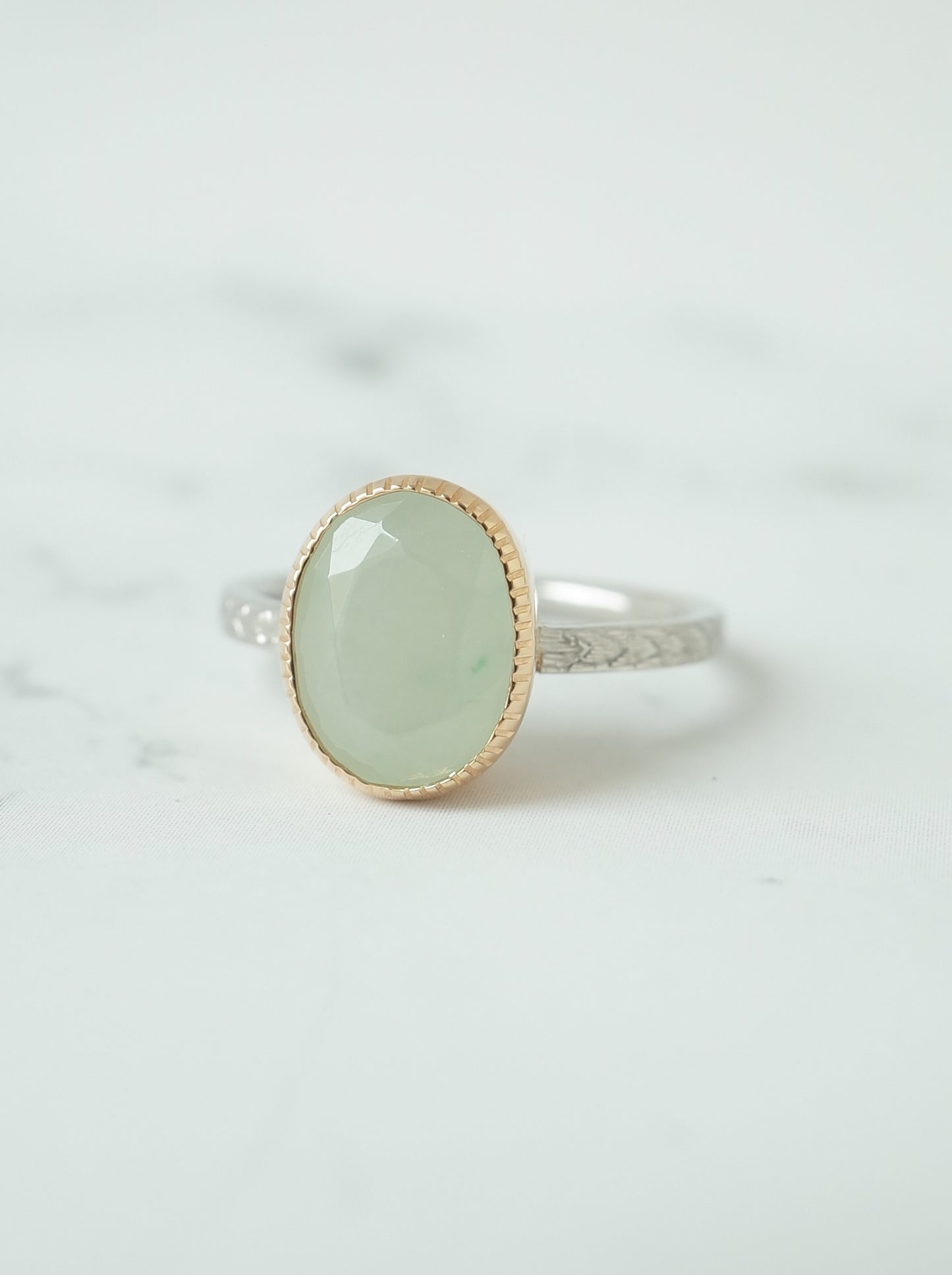 ITOIGAWA Jadeite Hawaiian Ring / Green-4