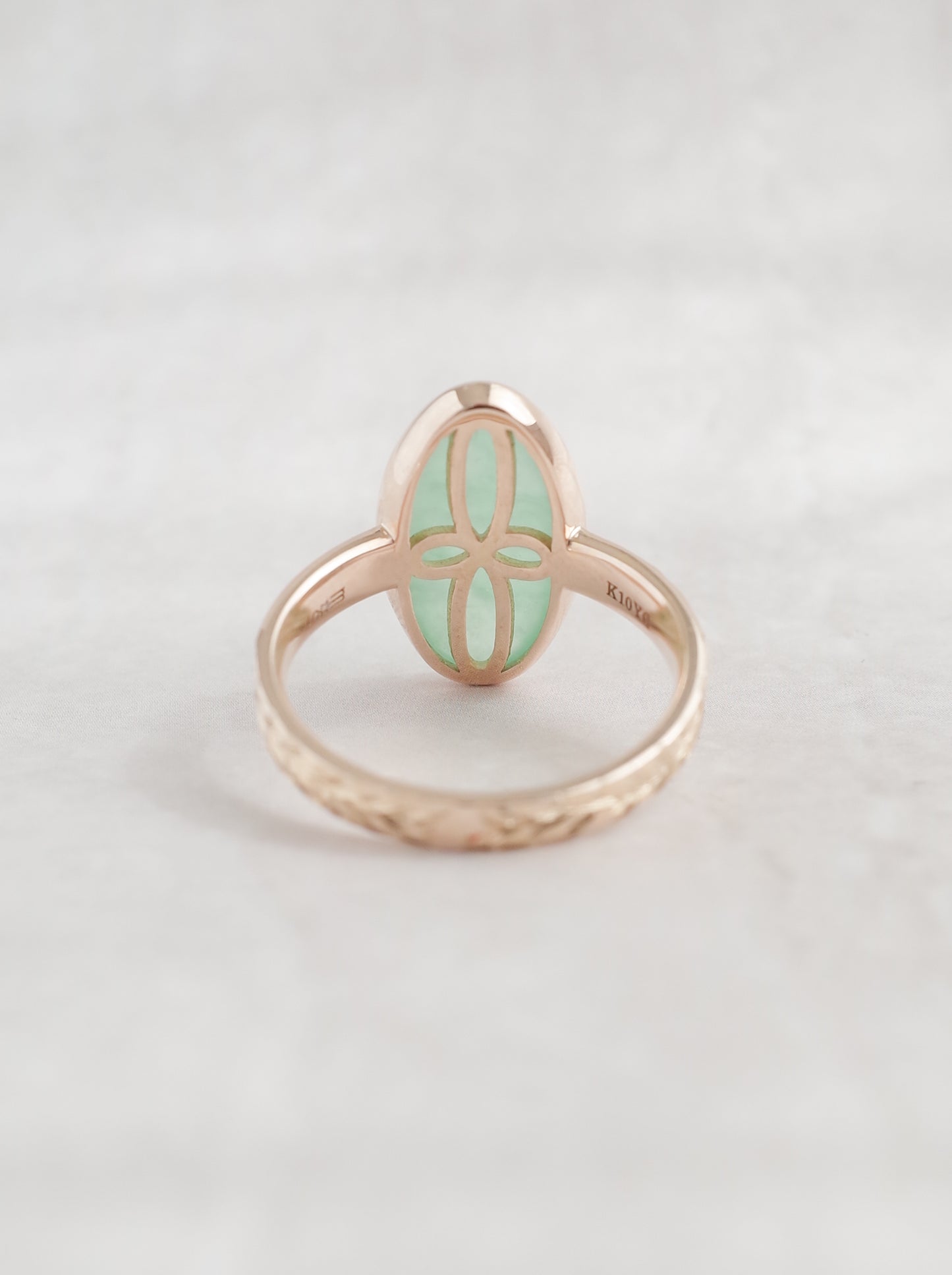 ITOIGAWA Jadeite Hawaiian Ring / Green-1