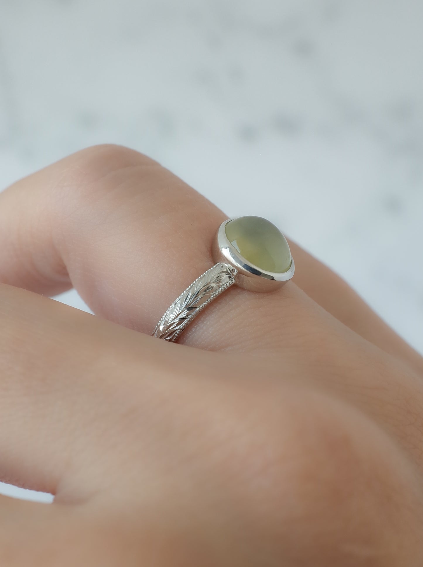 Jadeite Hawaiian Ring - 6