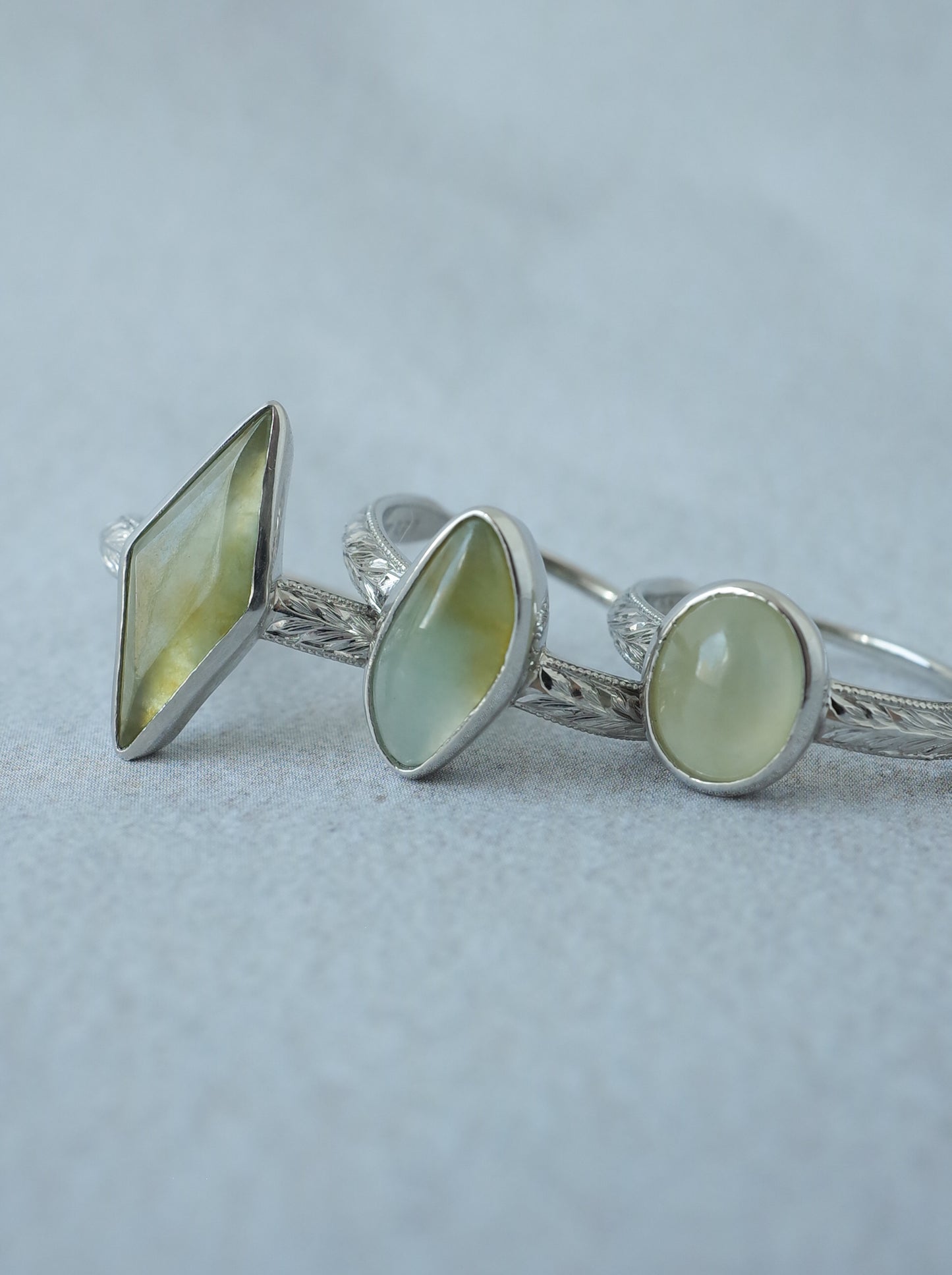 Jadeite Hawaiian Ring - 6