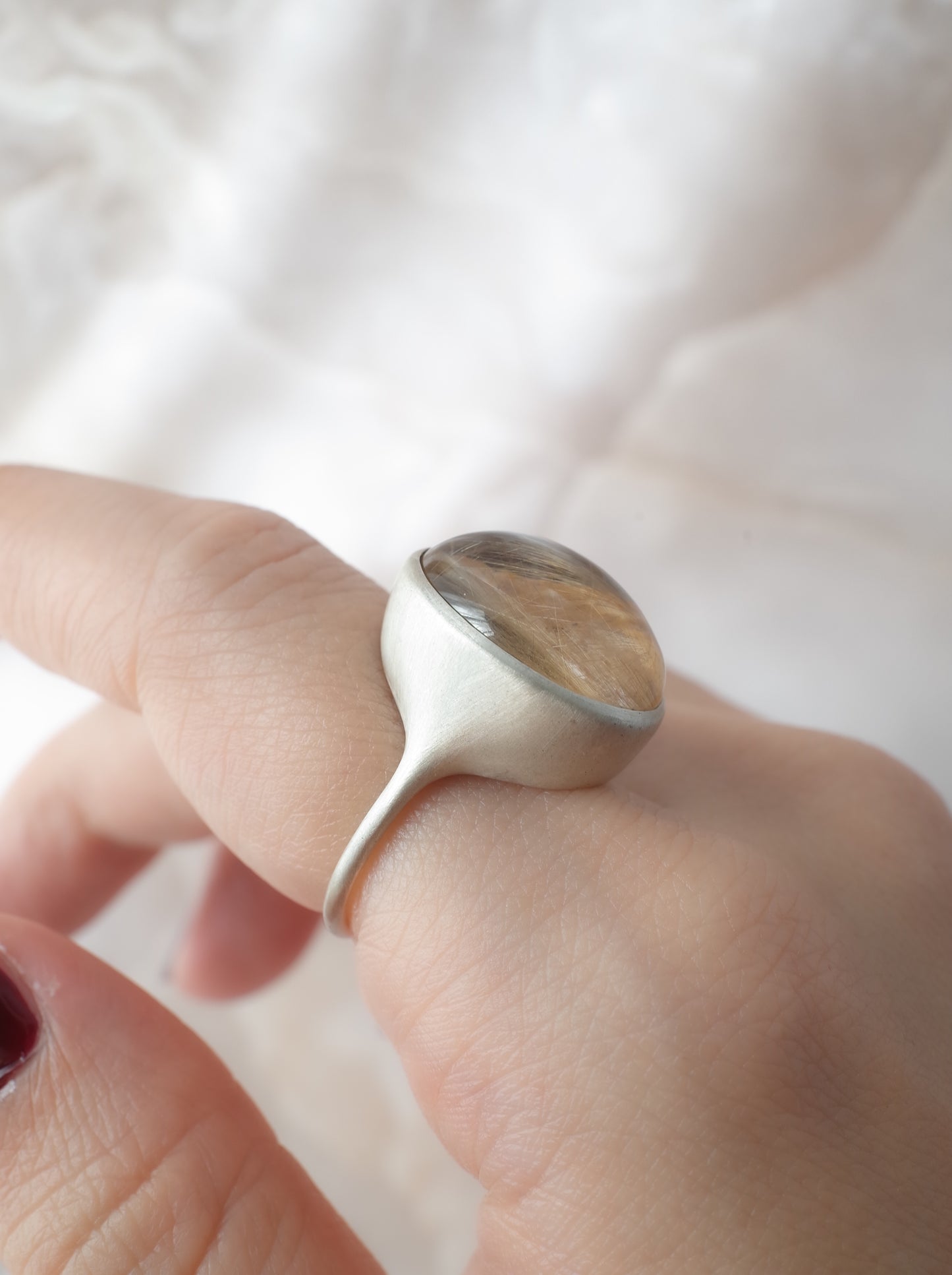 Maica in Rutilated Quartz Ring