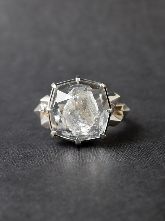 Quartz in Quartz CRYSTALLIZE Ring - 2 / cut by CANNA