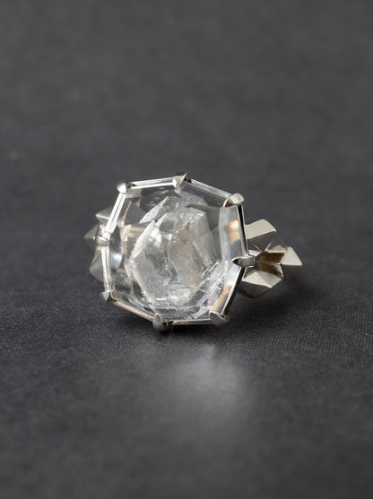 Quartz in Quartz CRYSTALLIZE Ring - 2 / cut by CANNA