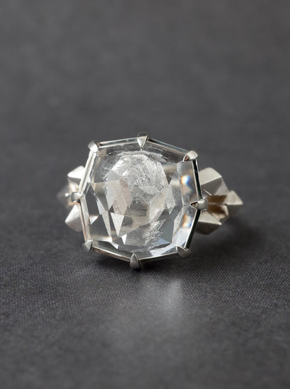 Quartz in Quartz CRYSTALLIZE Ring - 2 / cut by CANNA