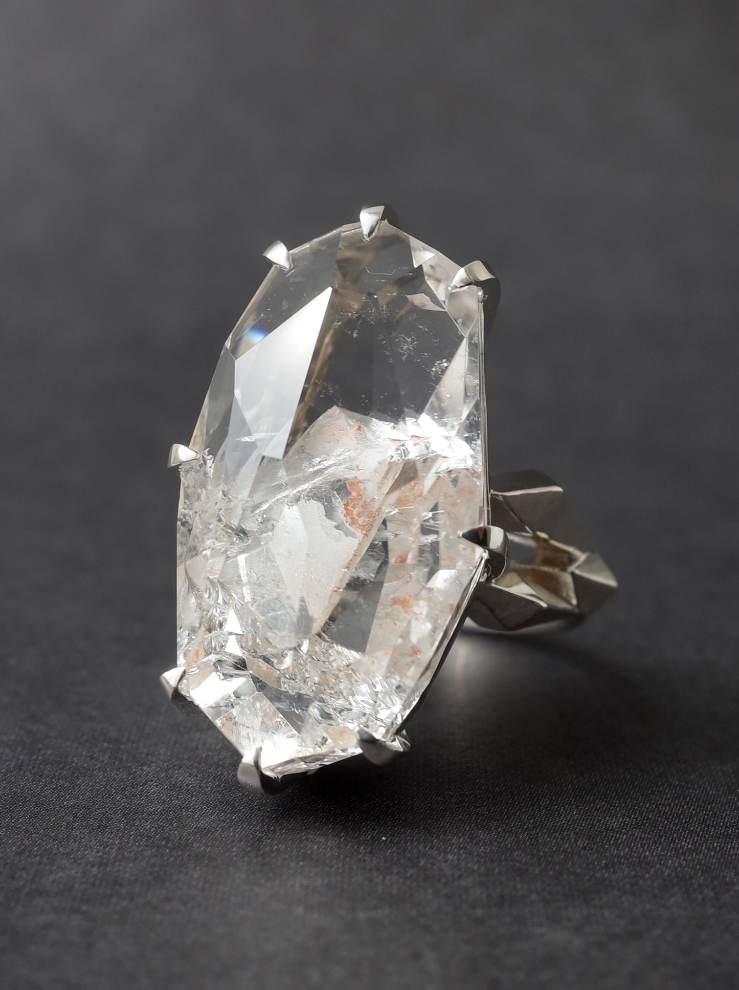 Quartz in Quartz CRYSTALLIZE Ring - 1 / cut by CANNA