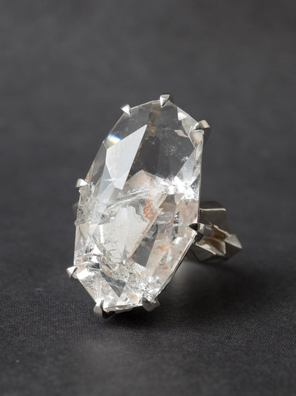 Quartz in Quartz CRYSTALLIZE Ring - 1 / cut by CANNA
