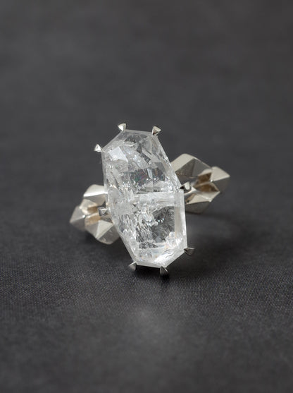 Quartz in Quartz CRYSTALLIZE Ring - 4 / cut by CANNA