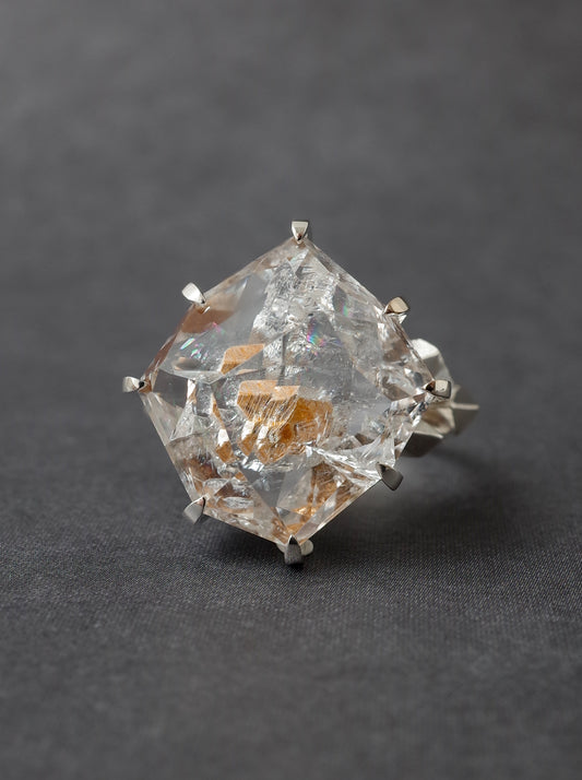 Quartz in Quartz CRYSTALLIZE Ring - 3 / cut by CANNA