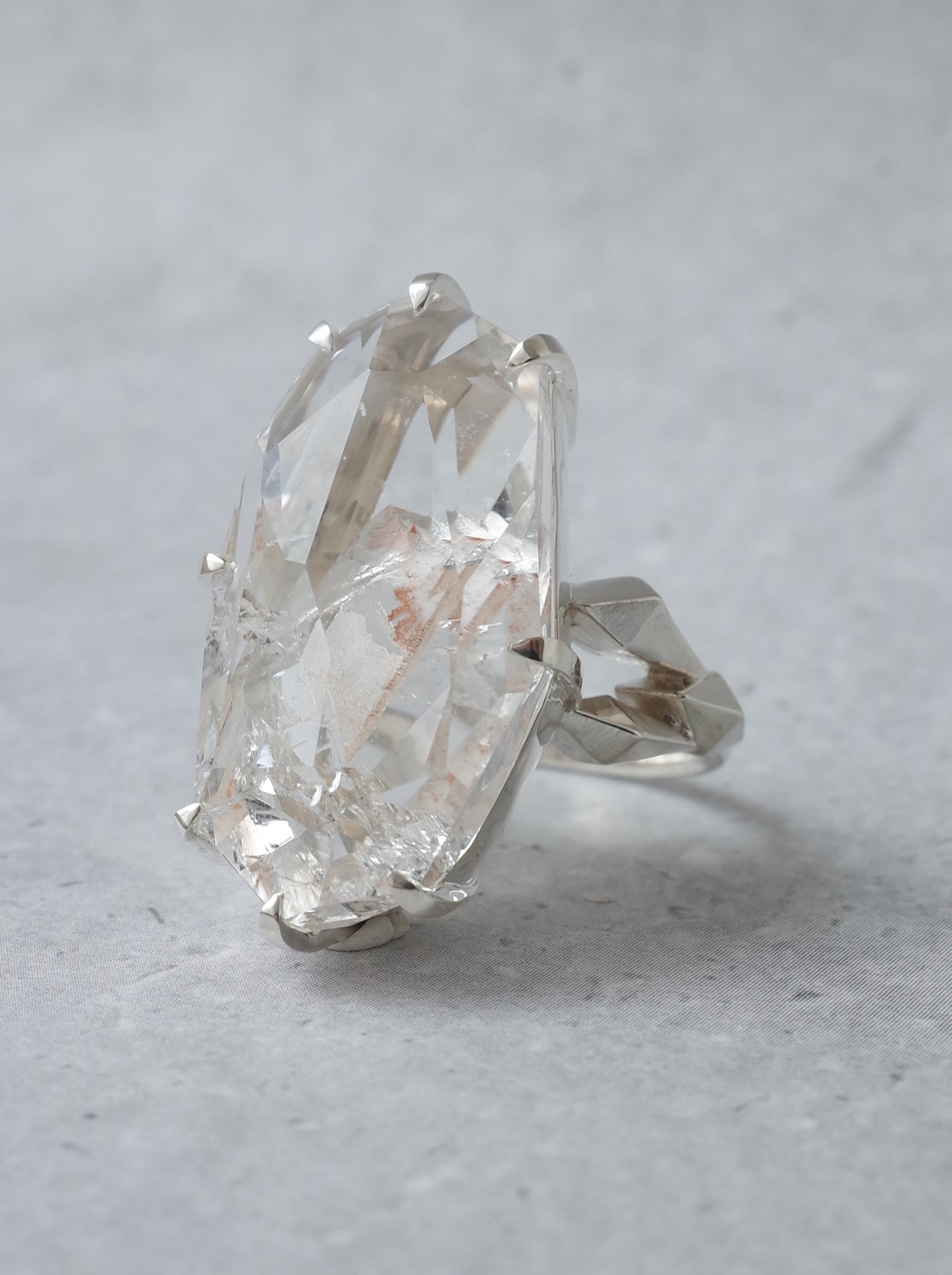 Quartz in Quartz CRYSTALLIZE Ring - 1 / cut by CANNA