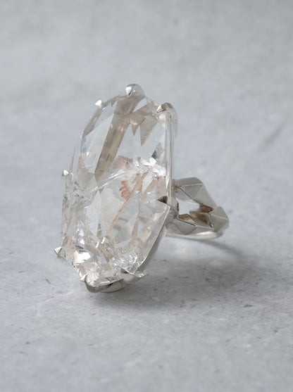Quartz in Quartz CRYSTALLIZE Ring - 1 / cut by CANNA