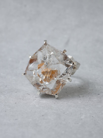 Quartz in Quartz CRYSTALLIZE Ring - 3 / cut by CANNA