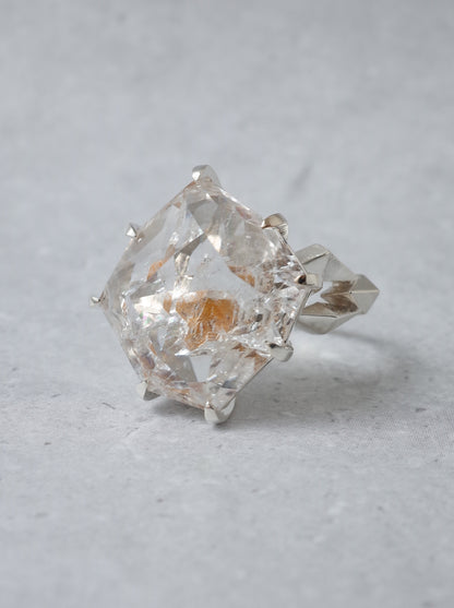 Quartz in Quartz CRYSTALLIZE Ring - 3 / cut by CANNA