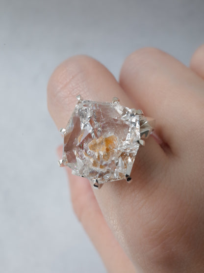 Quartz in Quartz CRYSTALLIZE Ring - 3 / cut by CANNA