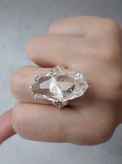 Quartz in Quartz CRYSTALLIZE Ring - 1 / cut by CANNA