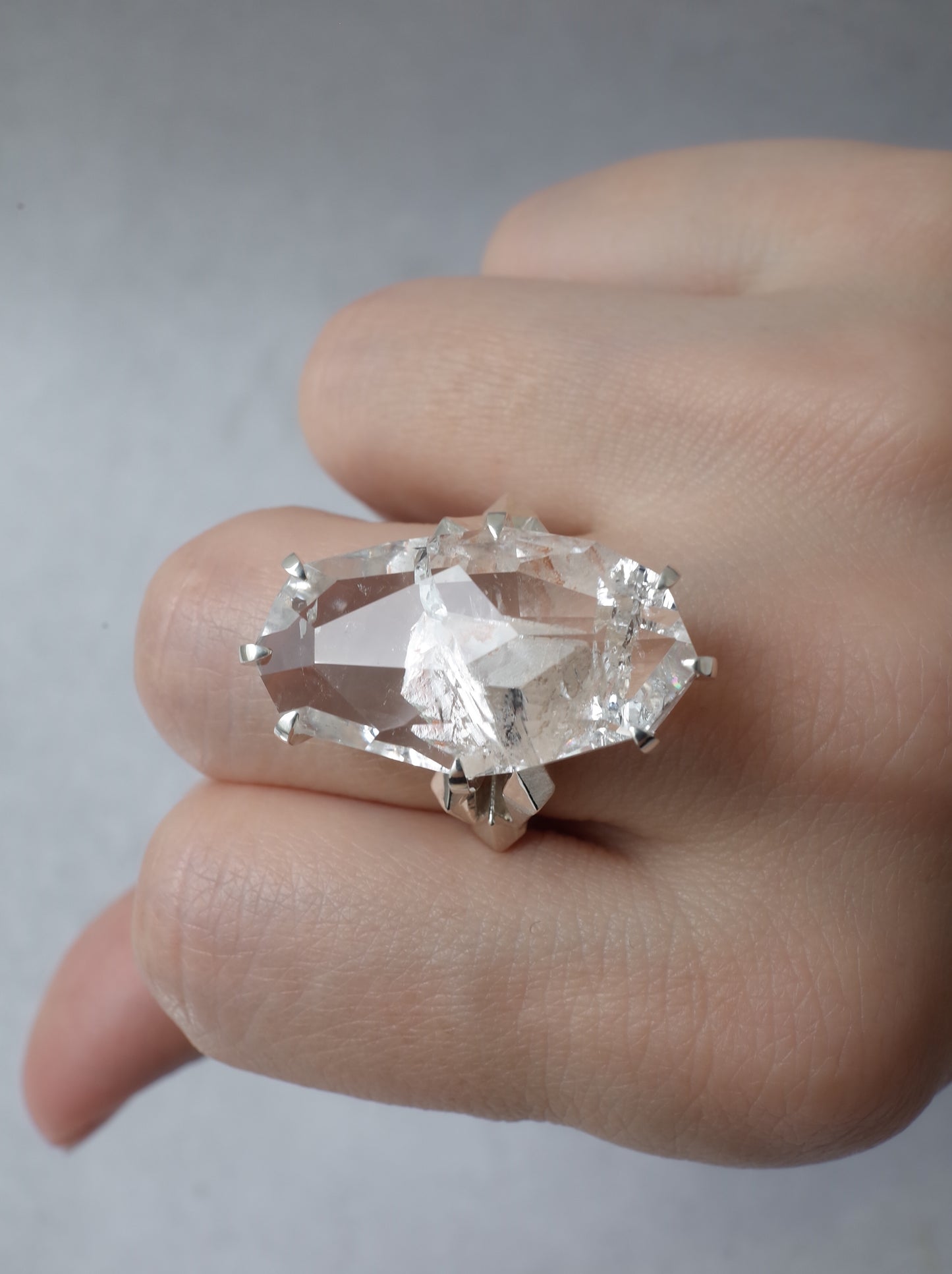 Quartz in Quartz CRYSTALLIZE Ring - 1 / cut by CANNA