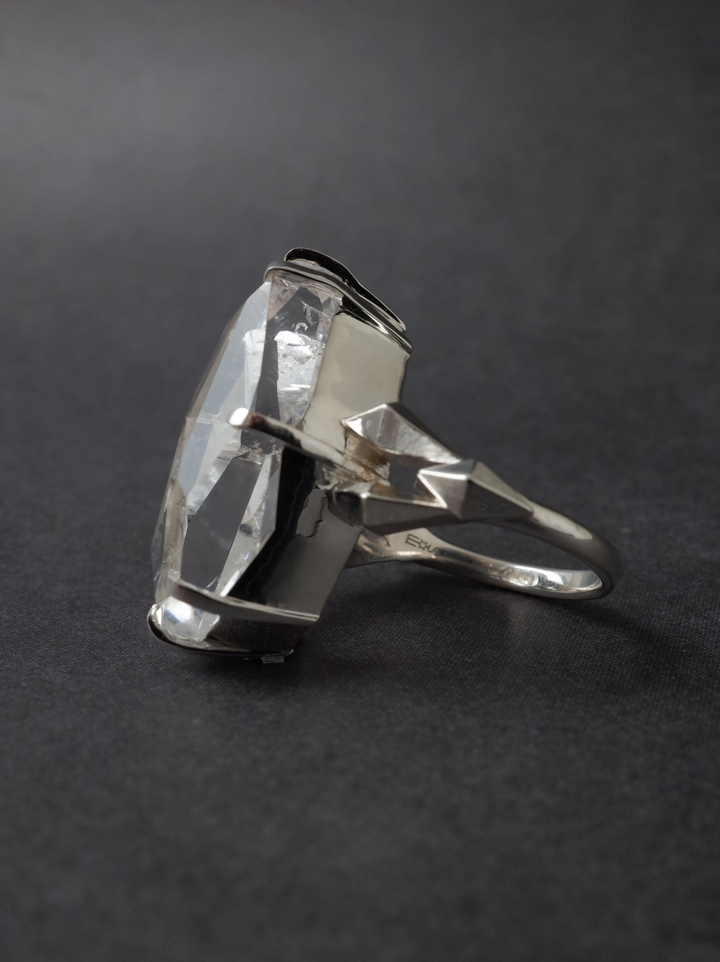 Quartz in Quartz CRYSTALLIZE Ring - 1 / cut by CANNA