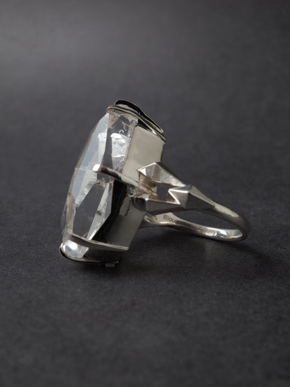 Quartz in Quartz CRYSTALLIZE Ring - 1 / cut by CANNA